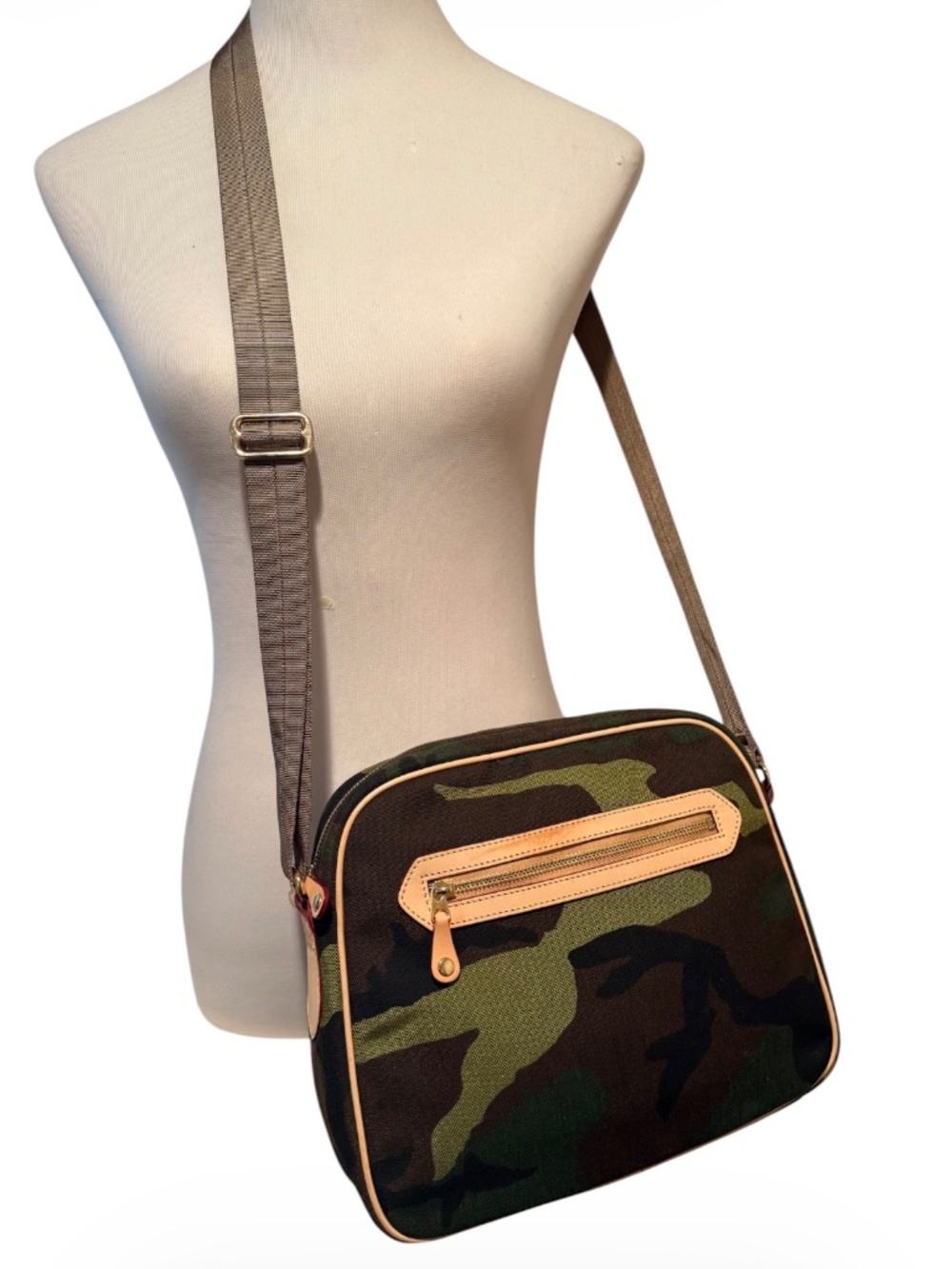 MZ Wallace Camo Canvas Handbag, NEW WITHOUT TAGS